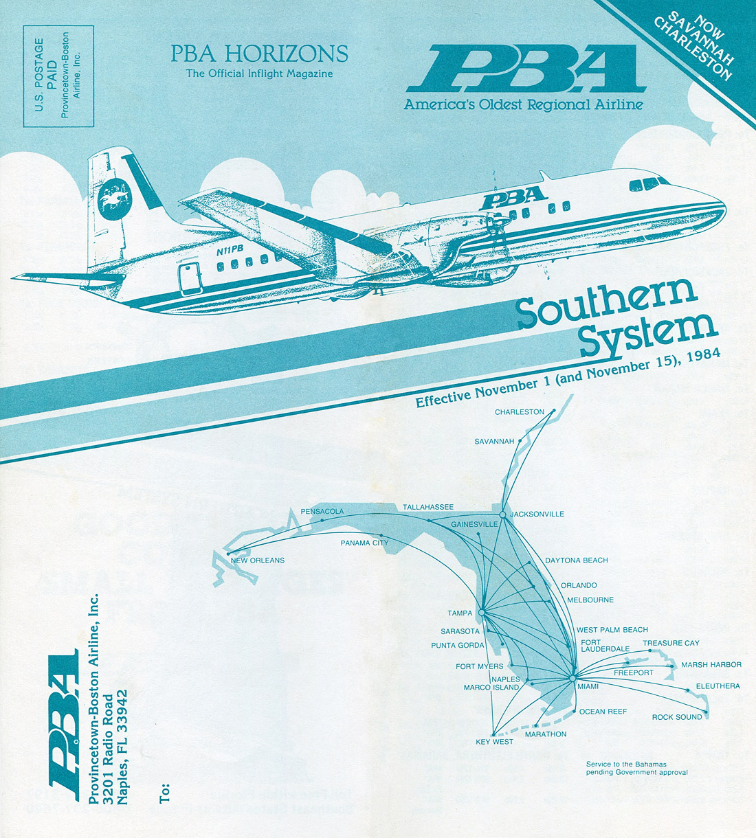 PBA timetable November 1984