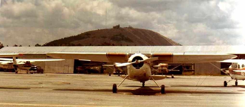 Stone Mountain Britt Memorial Airport in 1971.