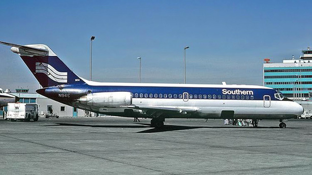Southern Airways DC-9 N94S , shown at Atlanta in 1978, continued to fly with Republic and Northwest into the late 1990s.