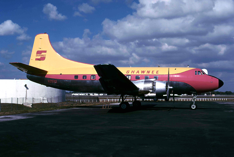 Martin 404s joined the fleet in 1976 and were used on lucrative routes to the Bahamas.