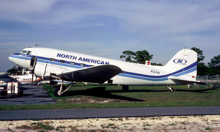 North American Airlines DC-3 N3XW.