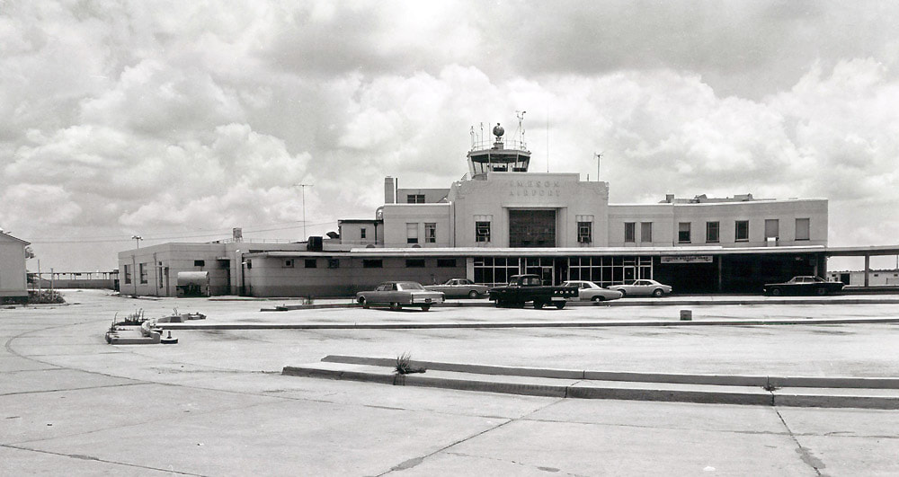 Imeson Airport terminal in 1969.