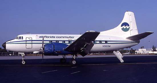 Marco Island Airways Martin 404s were used on Air Florida Commuter flights from Miami to Key West and the Bahamas.