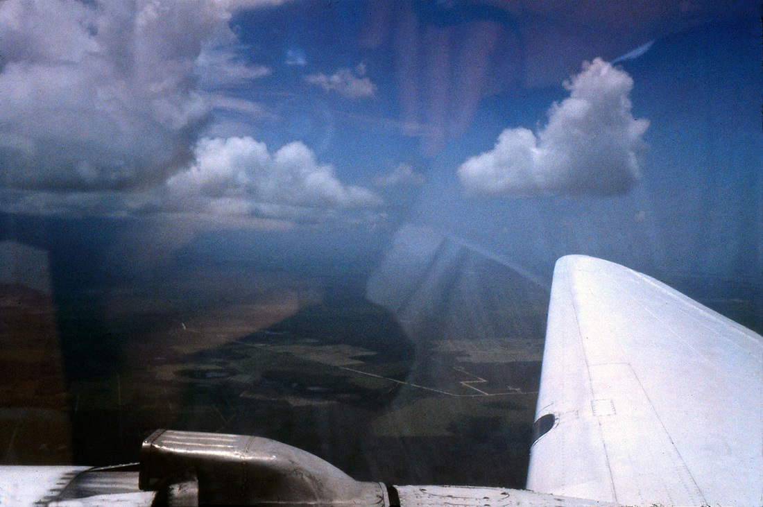 Florida Airlines DC-3 over the everglades.