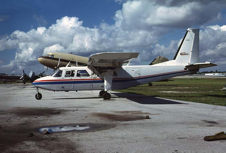 Air Carolina Britten Norman Islander N30BN pictured in 1978.