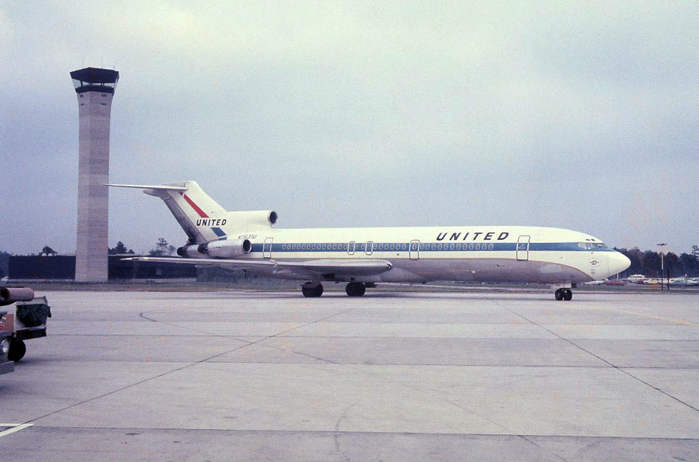 United 727 at JAX in 1975.