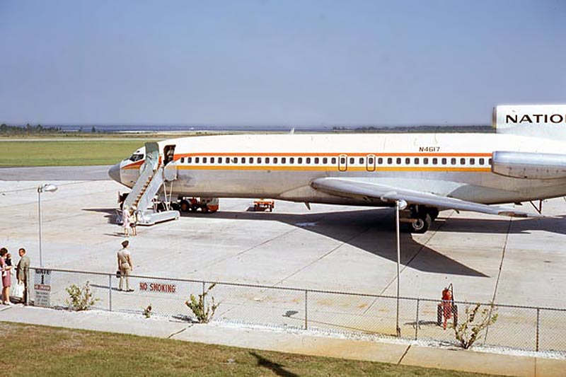 National Airlines Boeing 727 at Panama City Bay County Airport Fannin Field.