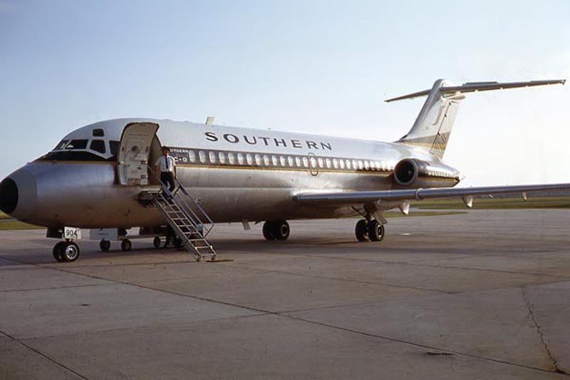 Southern Airways Douglas DC-9-15 N94S (msn 47204 / sn 245) pictured at Panama City in 1970.
