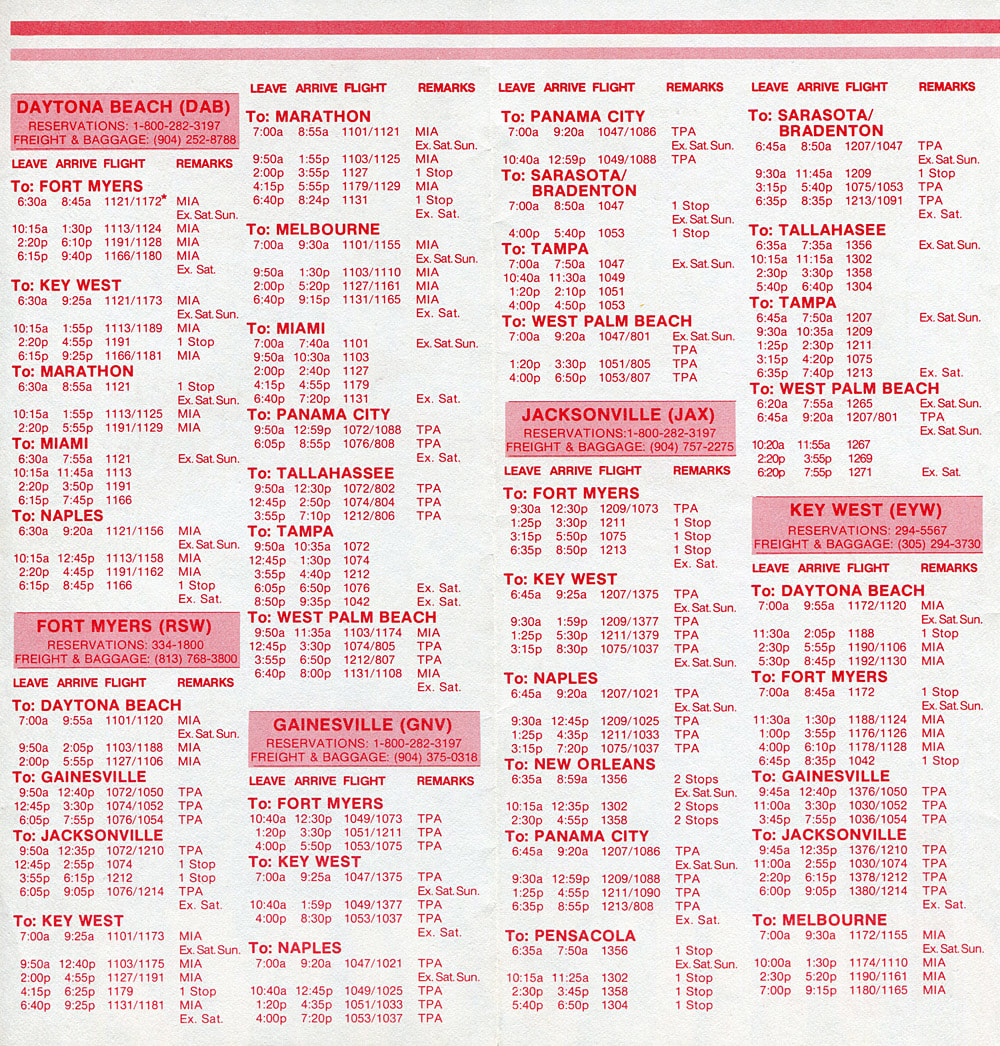 PBA timetable December 1985