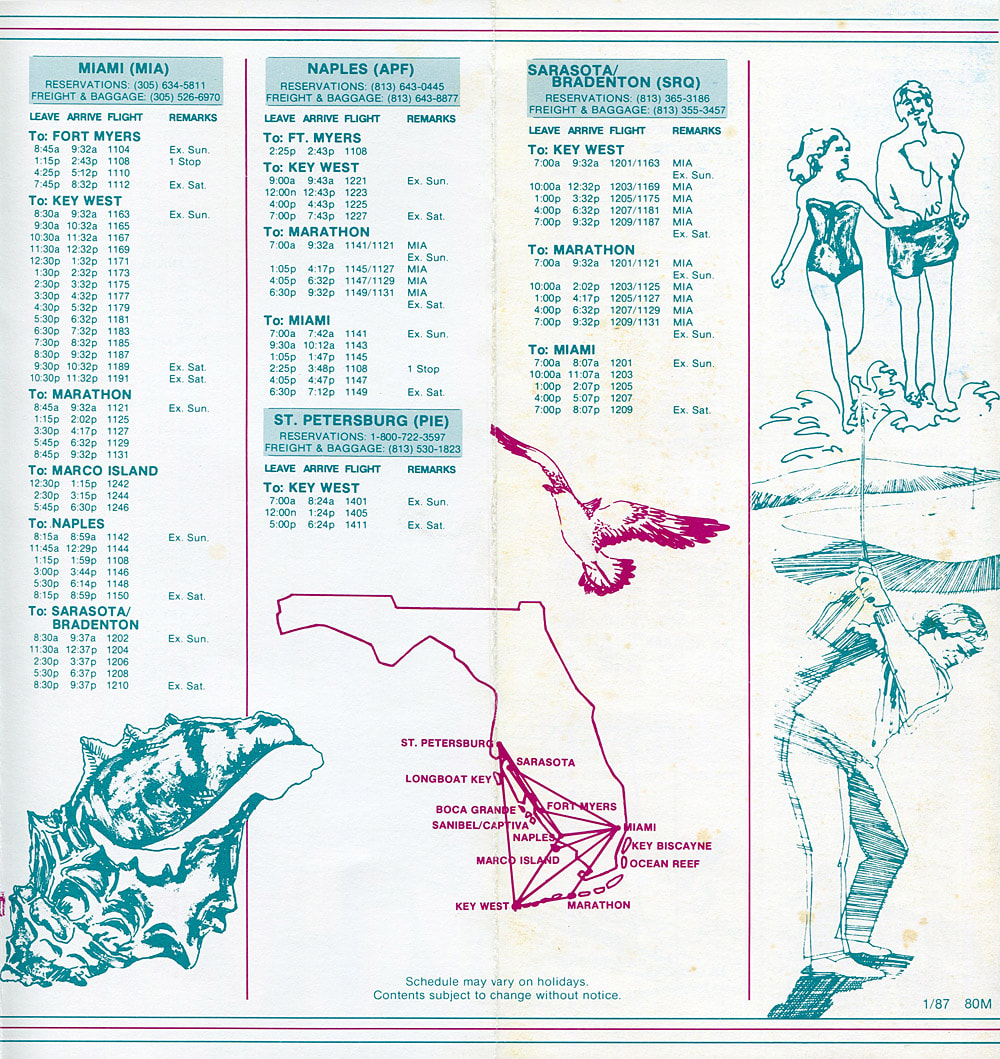 PBA timetable 1987