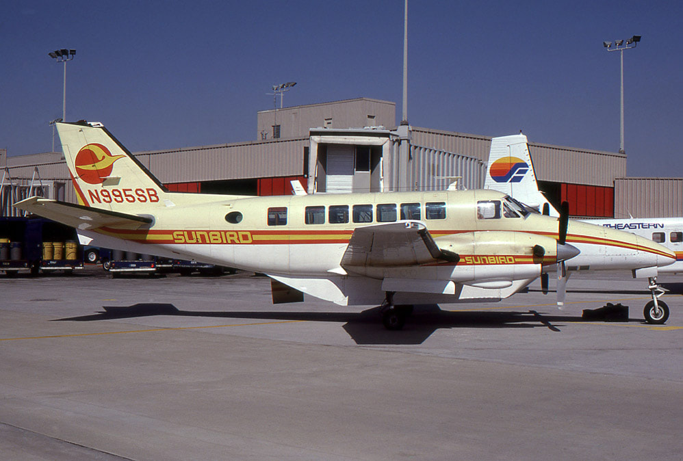 Sunbird Airlines C99 N995SB at Atlanta.
