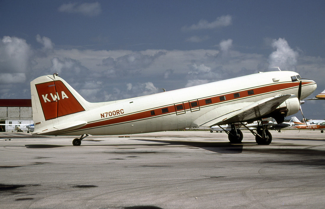 Key West Airlines DC-3 N700RC.